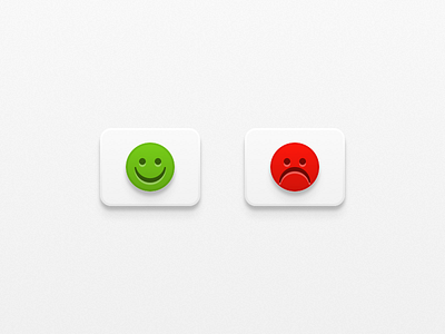 Smile Buttons buttons ios like smile ui