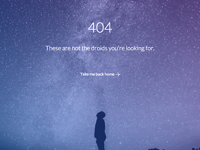 404 page 404 sky stars website