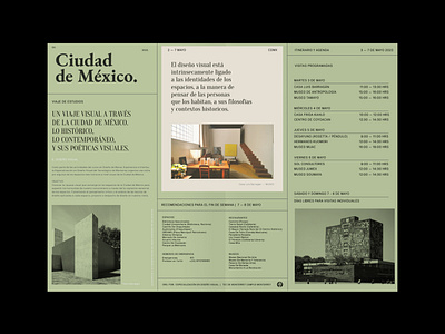 Mexico City. Academic Brochure.