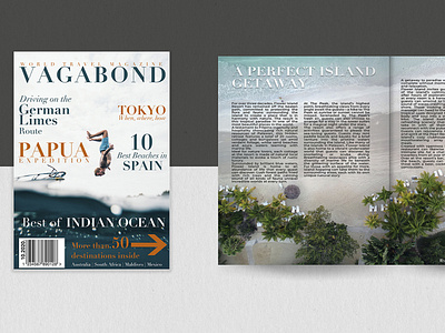 Vagabond Magazine layoutdesign magazine