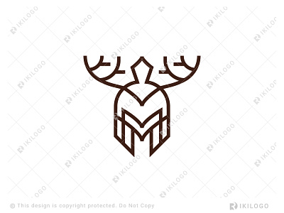 Deer And Spartan Logo (For Sale)