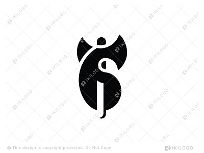 Number Six And Axe Logo (For Sale)