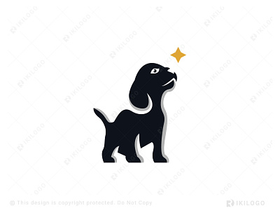 Little Dog Logo (For Sale) branding design dog doggy graphic design kid little logo logo design logoforsale logos vector