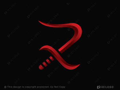 R Dagger Logo (For Sale) branding dagger design graphic design illustration letter logo logo design logoforsale logos r rrr vector