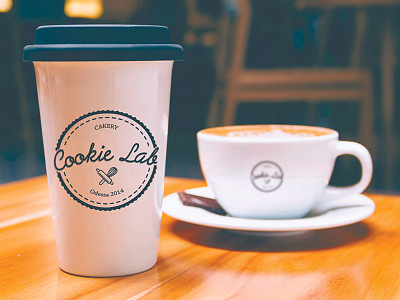 Cookie Lab bakery branding cakery cookie logo logotype