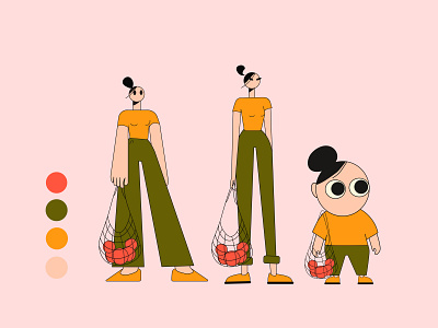 Girls girls girls character design characterdesign design flatdesign girl character illustration illustrator minimalism vector vectorart
