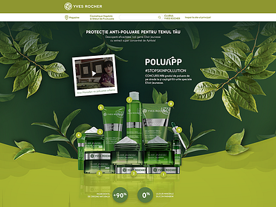 Yves-Rocher Landing Page