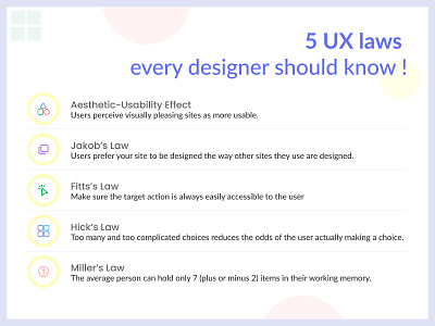 5 UX Laws ui ux uxlaws