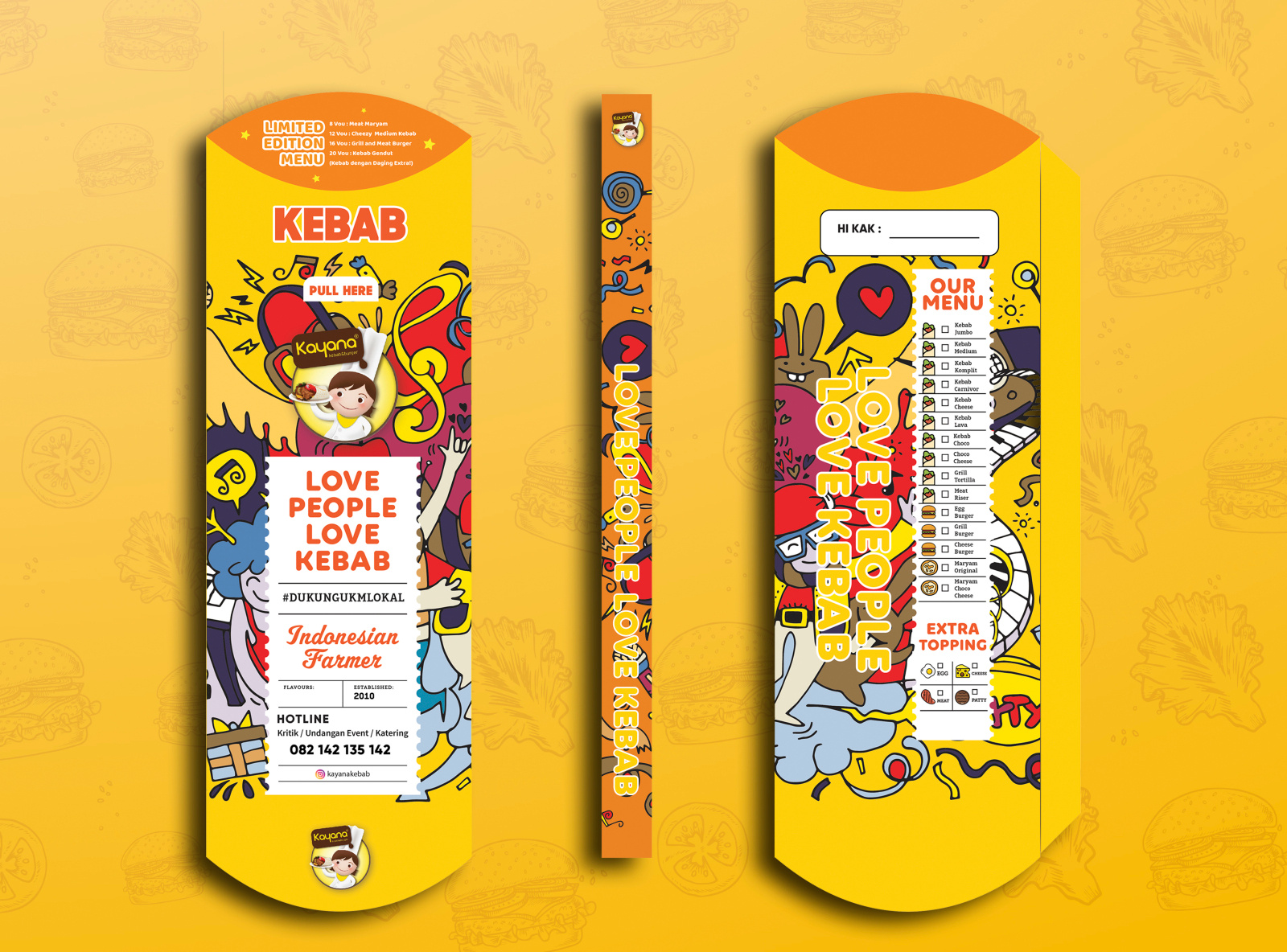 Packaging Kebab by Iqbal on Dribbble