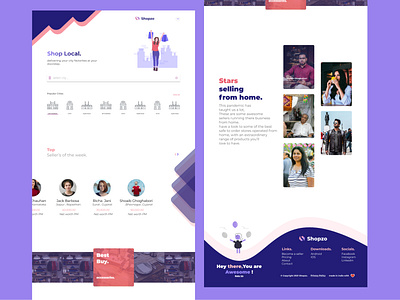 E-commerce Landing Page Design