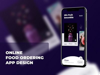 Food Ordering App Design cart checkout design ecommerce design food and drink food app ui ux