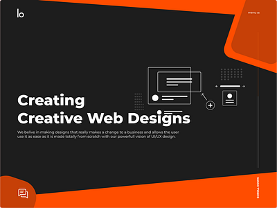 Creative Web Dev. Company Landing Page concept design itcompany landing landing page landing page design ui ux web