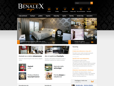 benalex.sk luxury webdesign website