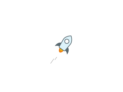 Stellar rocket animation gif icon payments rocket stellar