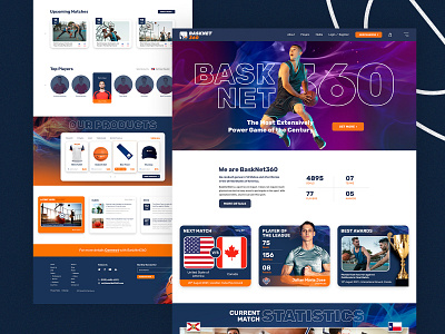 BaskNet 360 - Web Development graphic design ui web design web development