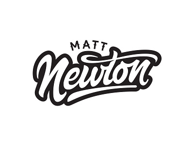 Matt Newton Logo branding logo matt newton typography