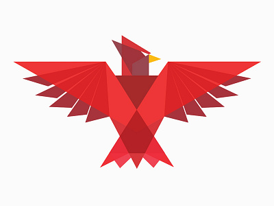 Cardinal Bird bird cardinal geometric illustration vector