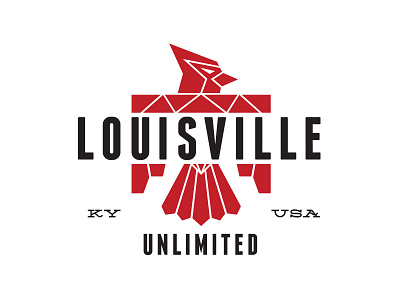 Louisville Unlimited Logo branding cardinal kentucky logo louisville