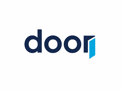Door - Type Exploration design door logo mark typography wordmark
