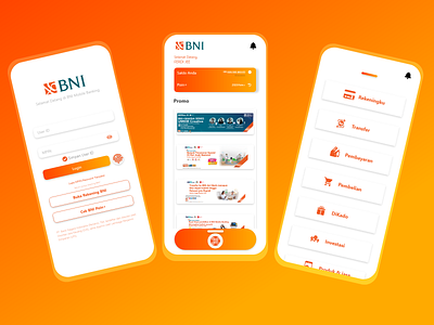 Redesign BNI Mobile App bni bni mobile app bni mobile app mobile banking app ui ui design uidesign