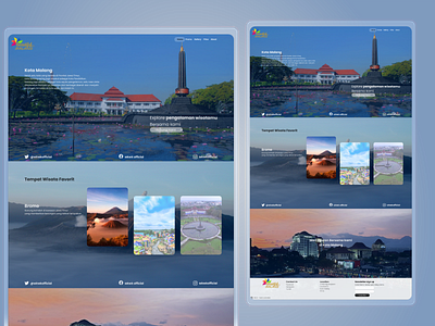 Web Design Travel Malang city