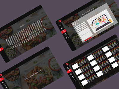 Food website food website ui design uxdesign webdesign