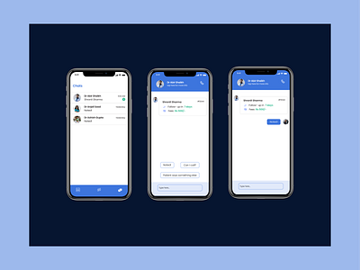 Hospital chat by Apoorva on Dribbble