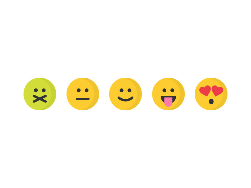 Rating Emojis by Chris Mendez on Dribbble