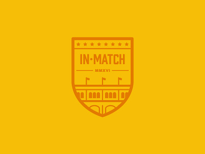 InMatch Logo Concept 2 flat illustration logo soccer