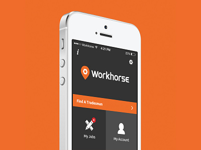 Workhorse app ios labor mobile on demand ui ux workhorse