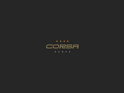 Corsa Games Branding branding cars clothing design identity logo poster racing typography vector