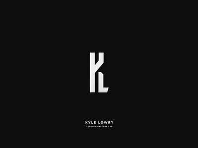 Kyle Lowry Branding apparel basketball branding design icon identity logo sports streetwear typography