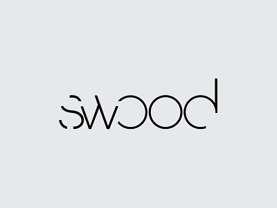 Swood branding design graphicdesign handcraft logo logotype minimal typography