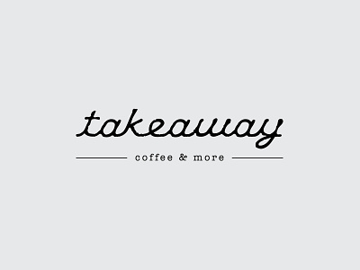 takeaway branding design graphic graphicdesign logo logotype minimal typography