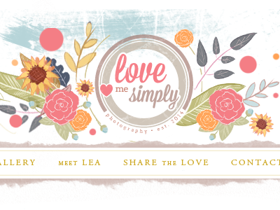 Website header WIP branding floral header illustration nav web