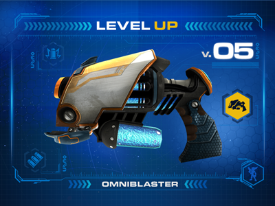 Weapon Level Up - Ratchet and Clank into the Nexus game ui gui photoshop sci fi tech ui vector