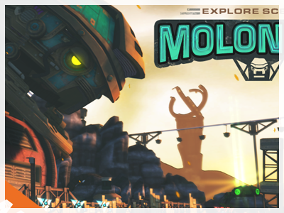 Molonoth Banner photoshop robots video games