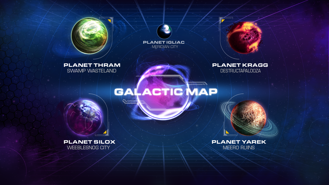 Ratchet and Clank Galactic Map by Jose Ciceraro on Dribbble