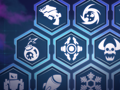 Ratchet and Clank into the Nexus Iconography game ui gui icons sci fi ui vector