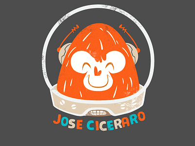 Logo Explore awesome color goofy happy illustrator monkey sill space