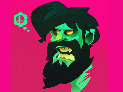 zombie self portrait affinitydesigner illustration illustrator vector