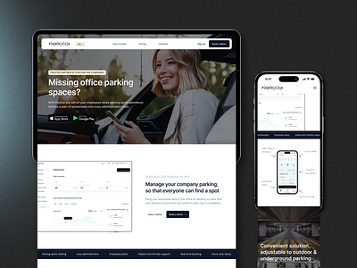 Parkiza — Landing Page