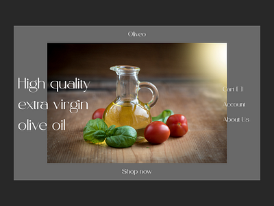 Olive Oil Website Homepage olive oil olive oil website olive oil website homepage olive oil website landing page ui ui design web design