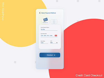Credit Card Checkout 100daychallenge 100daysofui dailyui design ui