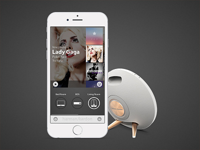 Harman Kardon Music App app music player ui