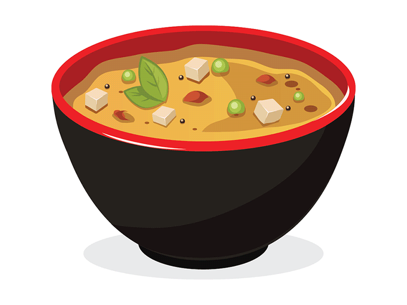 Soup clock counting eat gif illustration lunch soup time