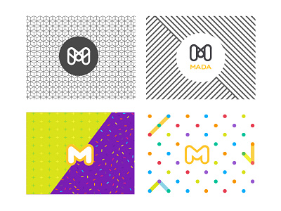 Mada Pattern brand branding identity logo m package pattern sports