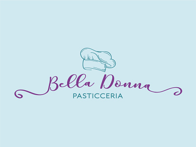 Bella Donna - Pasticceria adobe illustrator art branding design flat graphic design illustration logo logos vector