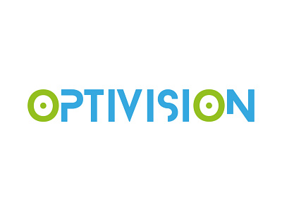 Optivisión adobe illustrator art branding design graphic design logo logos minimal typography vector