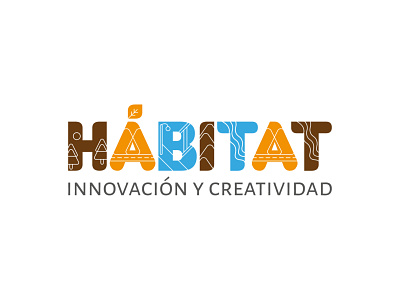 Hábitat - Innovación y creatividad adobe illustrator art branding design graphic design illustration logo logos typography vector